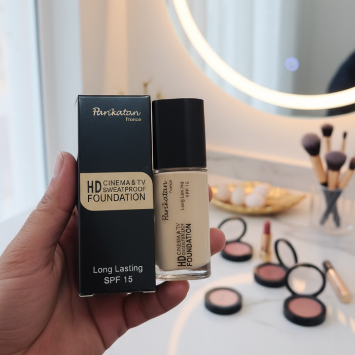 Parikatan Sweatproof Foundation Long Lasting Smooth Finish With SPF 15 Professional Makeup Base (25ml)