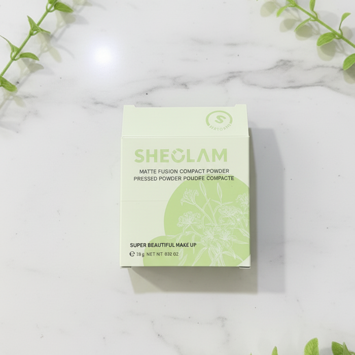 Sheglam Matte Fusion Compact Powder – Smooth Matte Finish, Lightweight Formula, And Long-Lasting Coverage For Daily Makeup Use