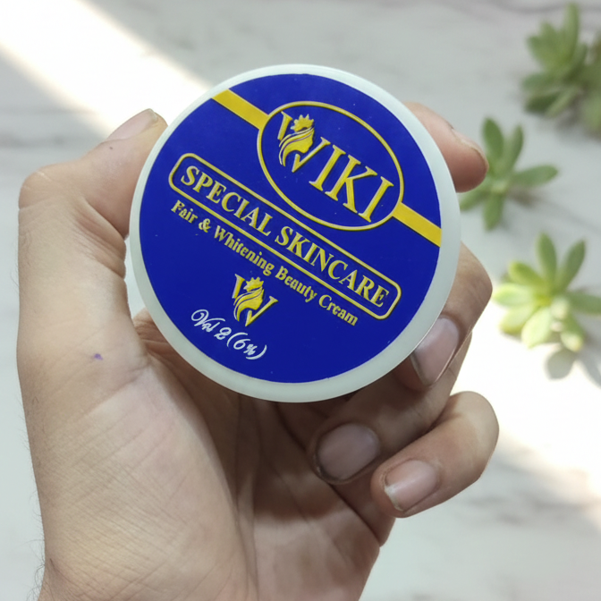 WIKI Night Cream – Black & Blue Edition | Deep Repair, Whitening, Anti-Aging & Moisturizing Night Treatment for Bright, Smooth, Glowing Skin black colour