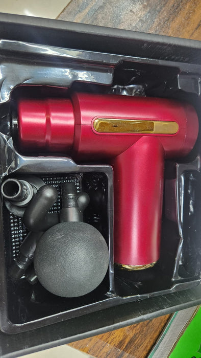 4-in-1 Massage Gun | Deep Tissue Percussion Massager with 4 Attachments | Handheld Electric Body Therapy for Pain Relief, Relaxation & Muscle Recovery