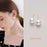 PJT-177 Simple Pearl Earrings 10mm – Elegant Jewelry, Stylish Accessory for Women- White Colour