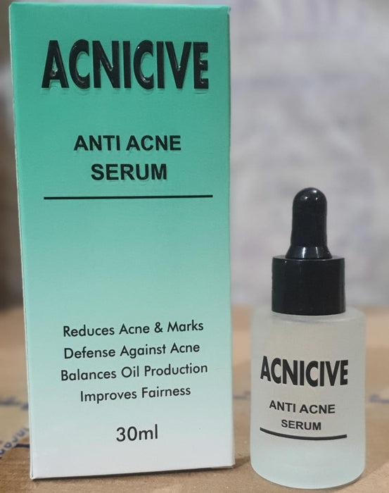 Acnicive Anti Acne Serum Gentle Formula Reduces Breakouts Clears Impurities Improves Skin Texture Provides Smooth And Healthy Look For Daily Use - 30ml